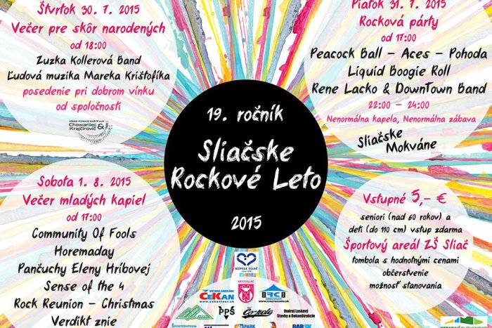Ilustračný obrázok k článku Sliačske Rockové Leto – lokálny festival plný zábavy
