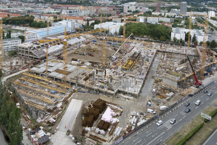 Ilustračný obrázok k článku FOTO: Výstavba Národného futbalového štadióna z vtáčej perspektívy
