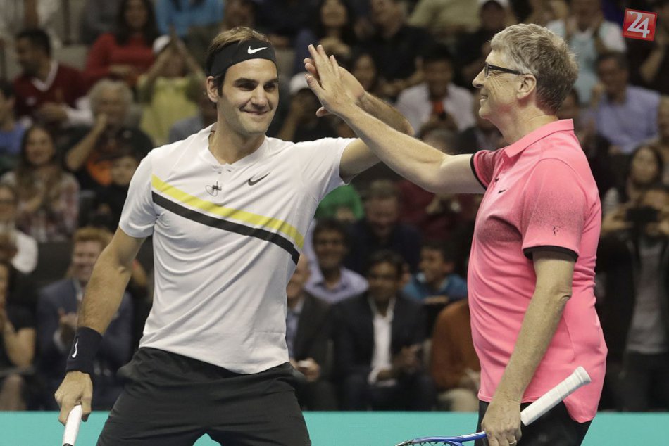 Ilustračný obrázok k článku KURIOZITA DŇA: S Federerom si tenis zahral aj Bill Gates