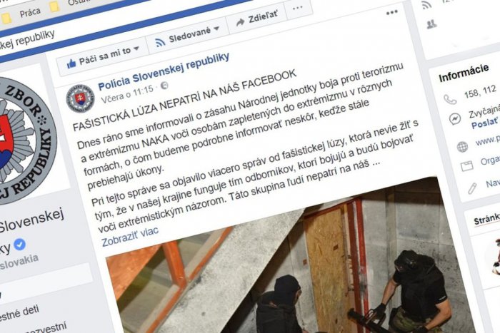 Ilustračný obrázok k článku SVET O SLOVENSKU: Polícia hovorí o fašistickej lúze