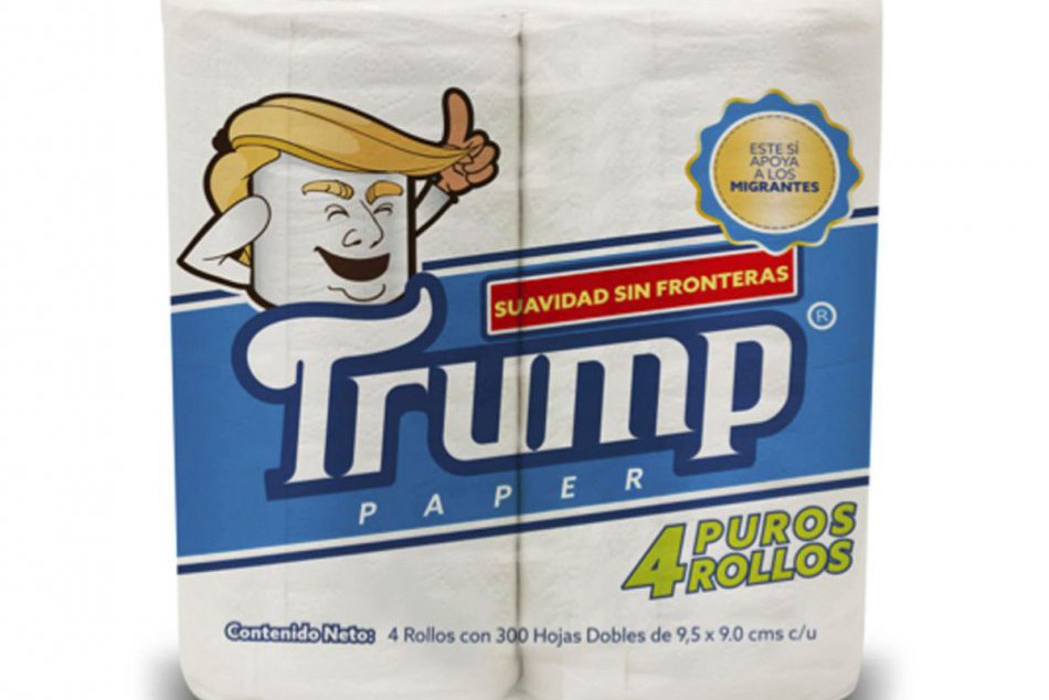 Nový toaletný papier Trump