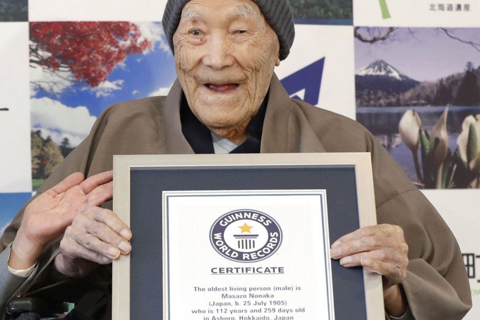 Masazó Nonaka má 112 rokov, je najstarším žijúcim mužom planéty