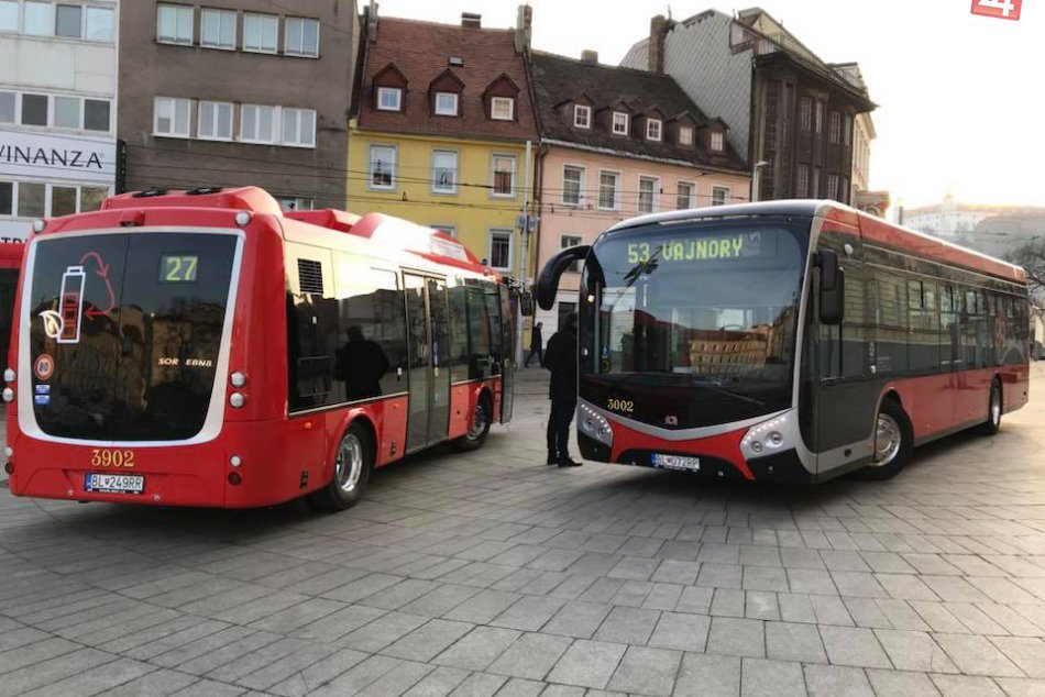 Ilustračný obrázok k článku Prvé elektrobusy začnú jazdiť v uliciach Bratislavy už od zajtra