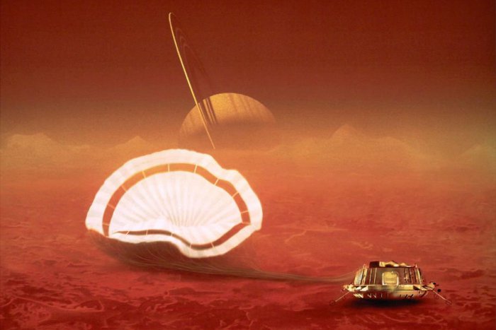 Ilustračný obrázok k článku RANNÁ ŠTVORKA: Pred 14 rokmi pristála sonda Huygens na povrchu Saturnovho mesiaca Titan