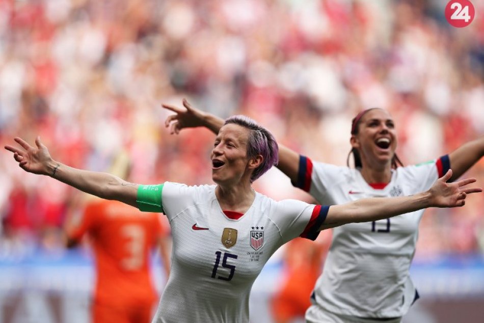 Ilustračný obrázok k článku Kráľovné ženského futbalu sú Američanky: Vo finále zdolali Holandsko a získali štvrtý titul, FOTO