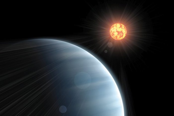 Ilustračný obrázok k článku Prevratný objav: Na exoplanéte vzdialenej 110 svetelných rokov našli vodnú paru