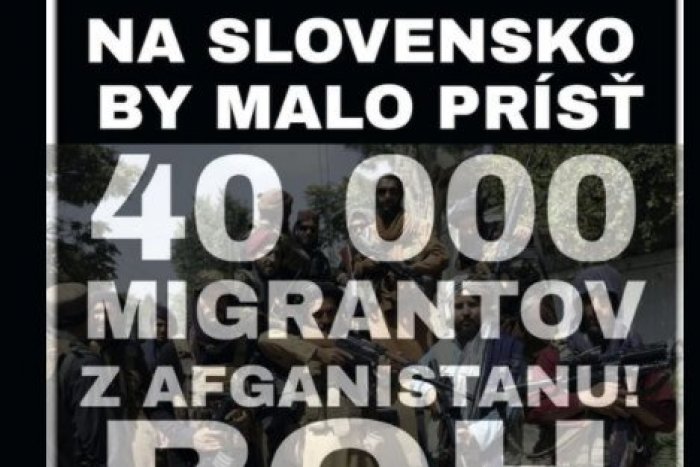 Na Slovensko príde 40-tisíc migrantov z Afganistanu! Polícia upozorňuje: Je to HOAX!