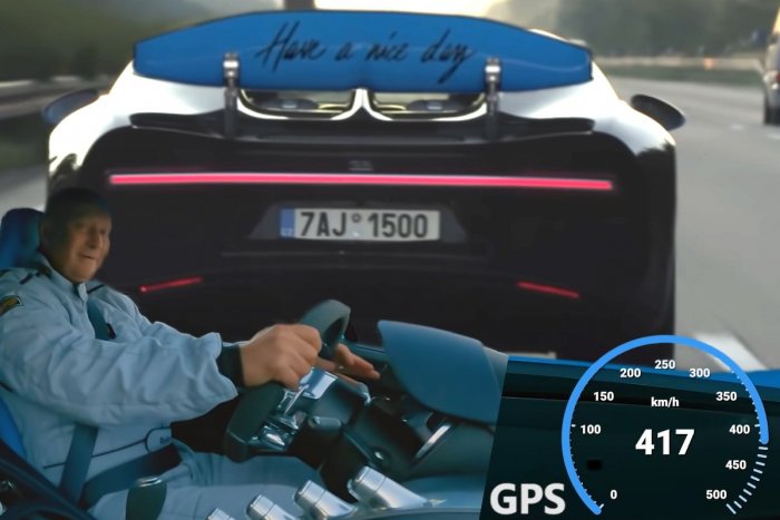 Ilustračný obrázok k článku VIDEO: Český miliardár vytiahol na novom Bugatti 417 km/h! Vraj DBAL aj na bezpečnosť
