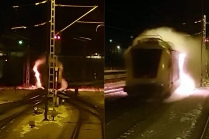 Ilustračný obrázok k článku Lokomotívu zachvátili PLAMENE: K hraniciam sa rútil vlak duchov BEZ rušňovodiča!