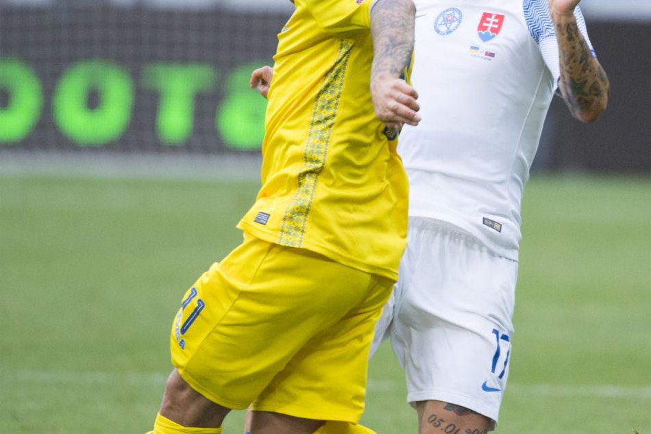 Premiéra vo futbalovej Lige národov: Slovensko podľahlo Ukrajine gólom z penalty