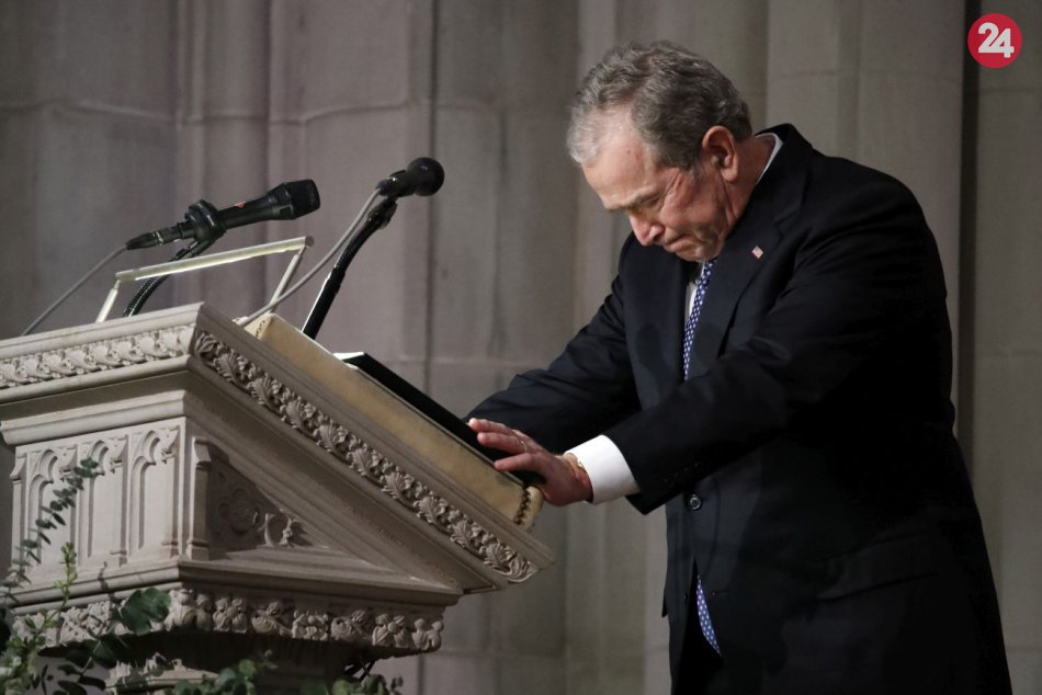 Vo Washingtone sa konal štátny pohreb Georgea Busha staršieho