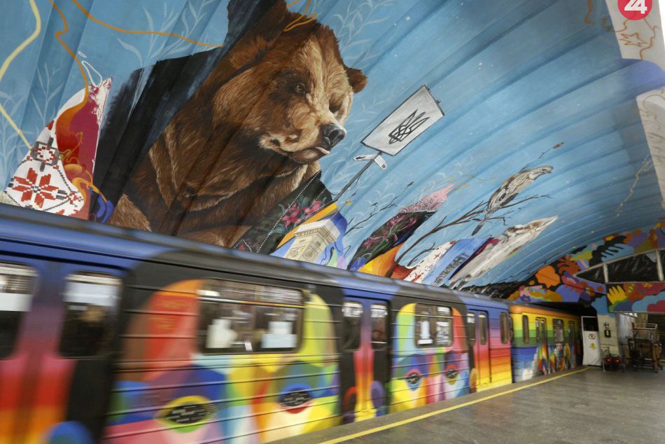 Umelci skrášlili stanice kyjevského metra