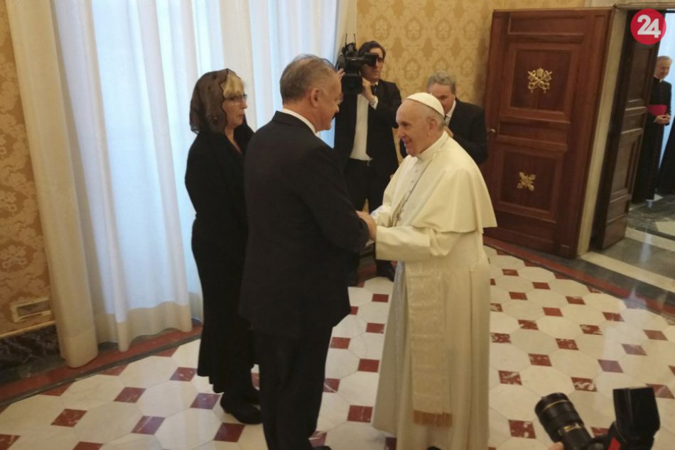Andrej Kiska u pápeža