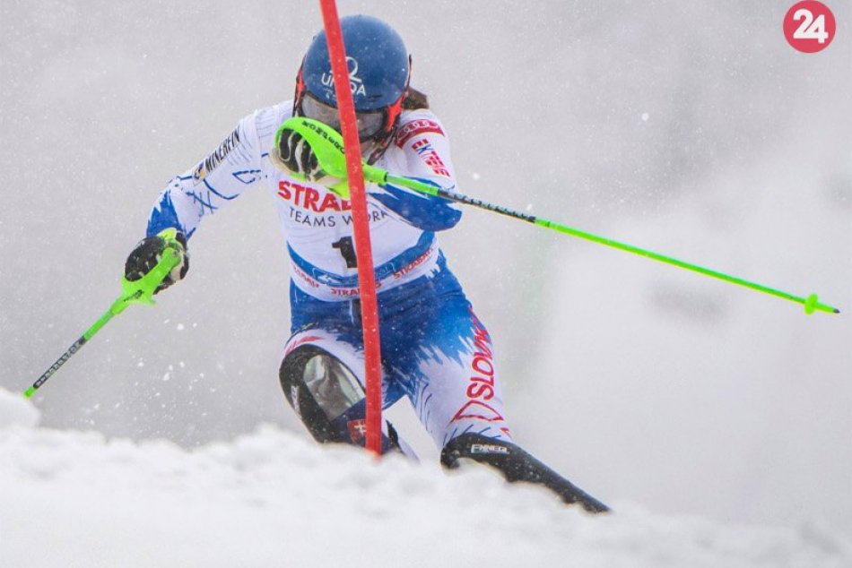 Vlhová opäť na pódiu: V slalome Svetového pohára skončila na treťom mieste