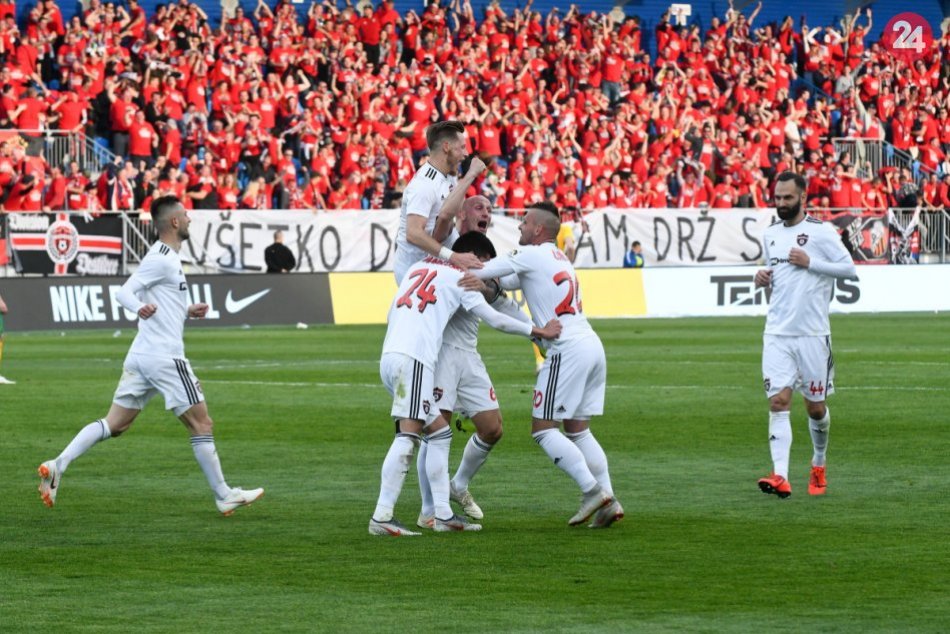 Finále Slovnaft Cup-u medzi Spartakom Trnava a Žilinou