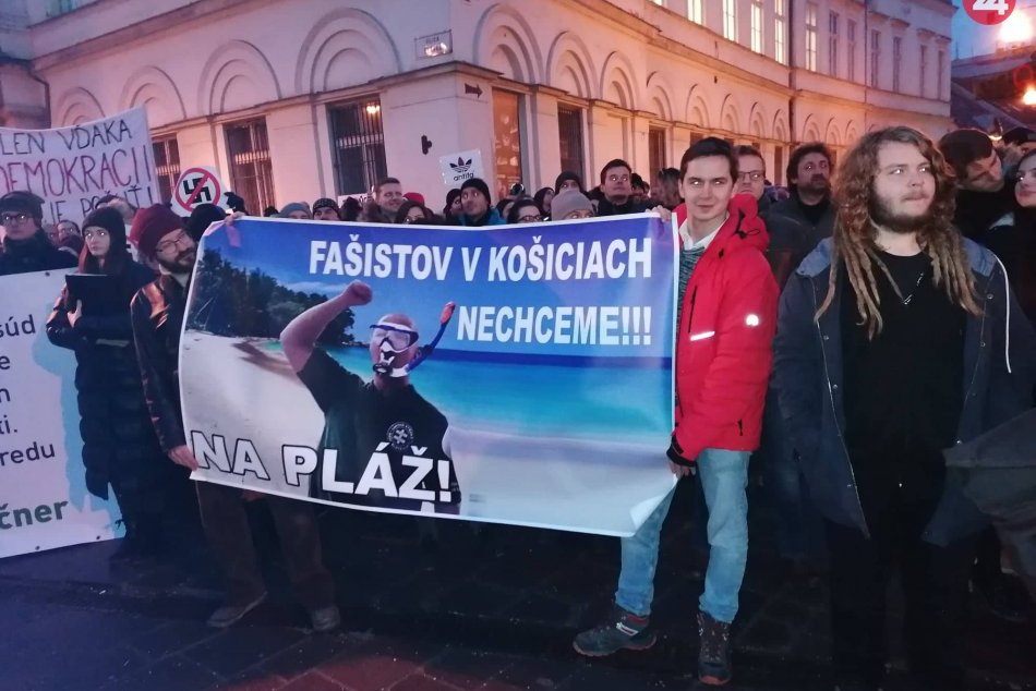 V Košiciach protestovali proti ĽSNS
