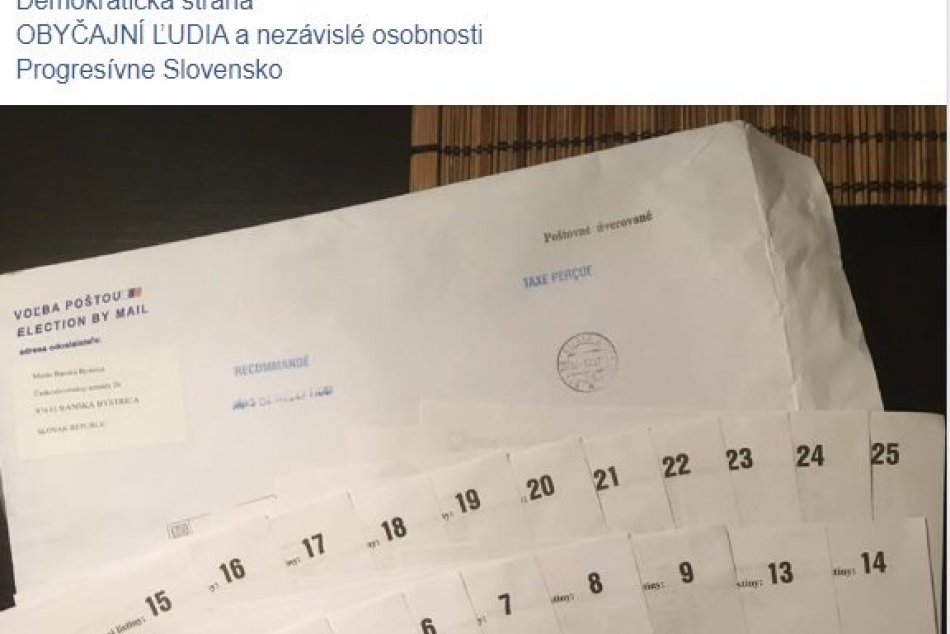 Slováci v zahraničí dostali chybné zásielky s hlasovacími lístkami