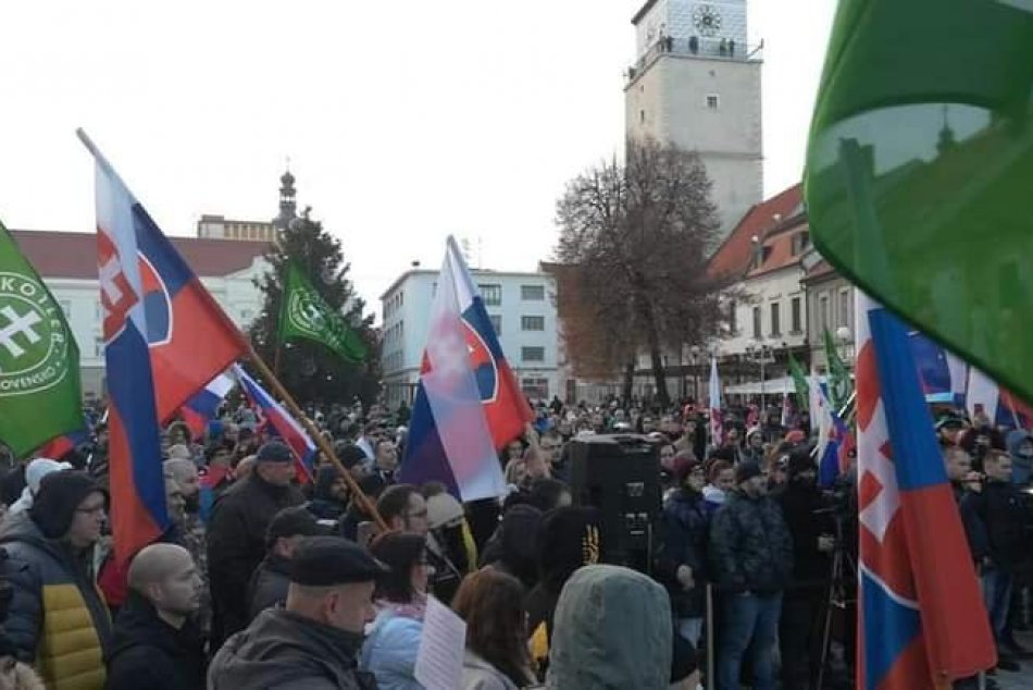 Protest proti Igorovi Matovičovi