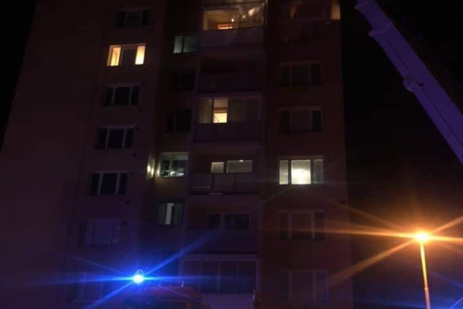Požiar bytu na Ovručkej ulici v Košiciach