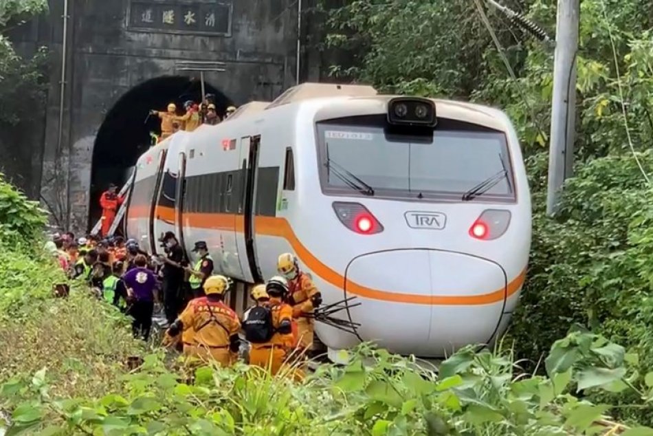 Vlakové nešťastie na Taiwane