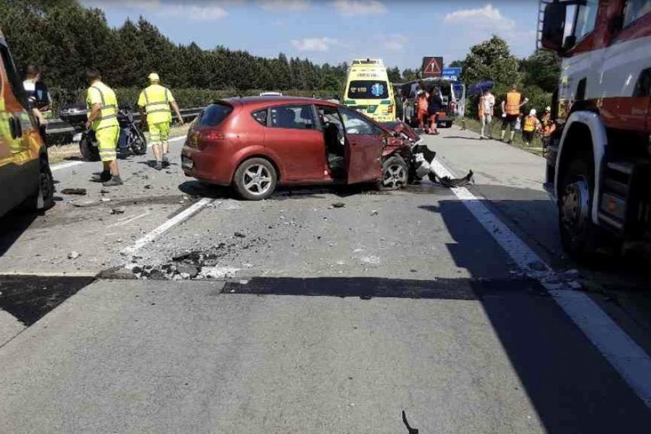 Nehoda na českej diaľnici