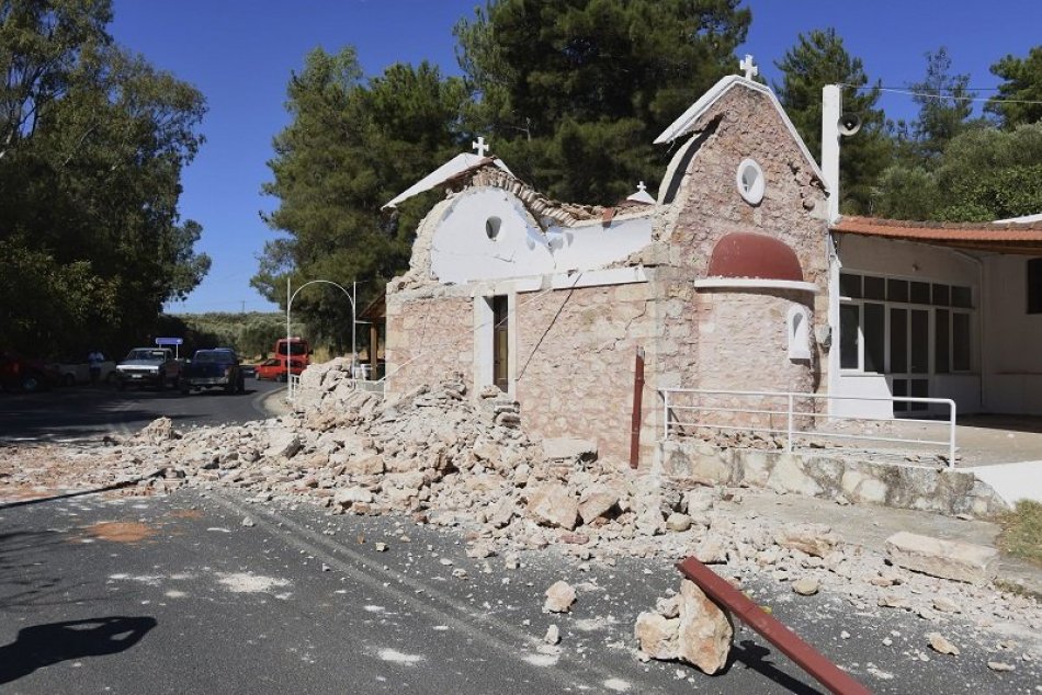 Krétu zasiahlo silné zemetrasenie, 27. septembra 2021